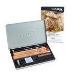 LYRA REMBRANDT SKETCHING SET SCATOLA IN METALLO 11 PEZZI