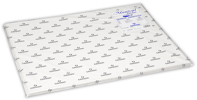CANSON MONTVAL 10 FOGLI GRANA RUVIDA 50 X 65 270g.