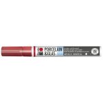 MARABU PORCELAIN-GLAS PAINTER 1-2 MM ROSSO METALLIZZATO 732