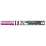 MARABU PORCELAIN-GLAS PAINTER 1-2 MM ROSA METALLIZZATO 733
