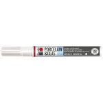 MARABU PORCELAIN-GLAS PAINTER 1-2 MM BIANCO METALLIZZATO 770