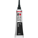 MARABU PASTA A RILIEVO PER CONTORNI 20 ML NERO 073