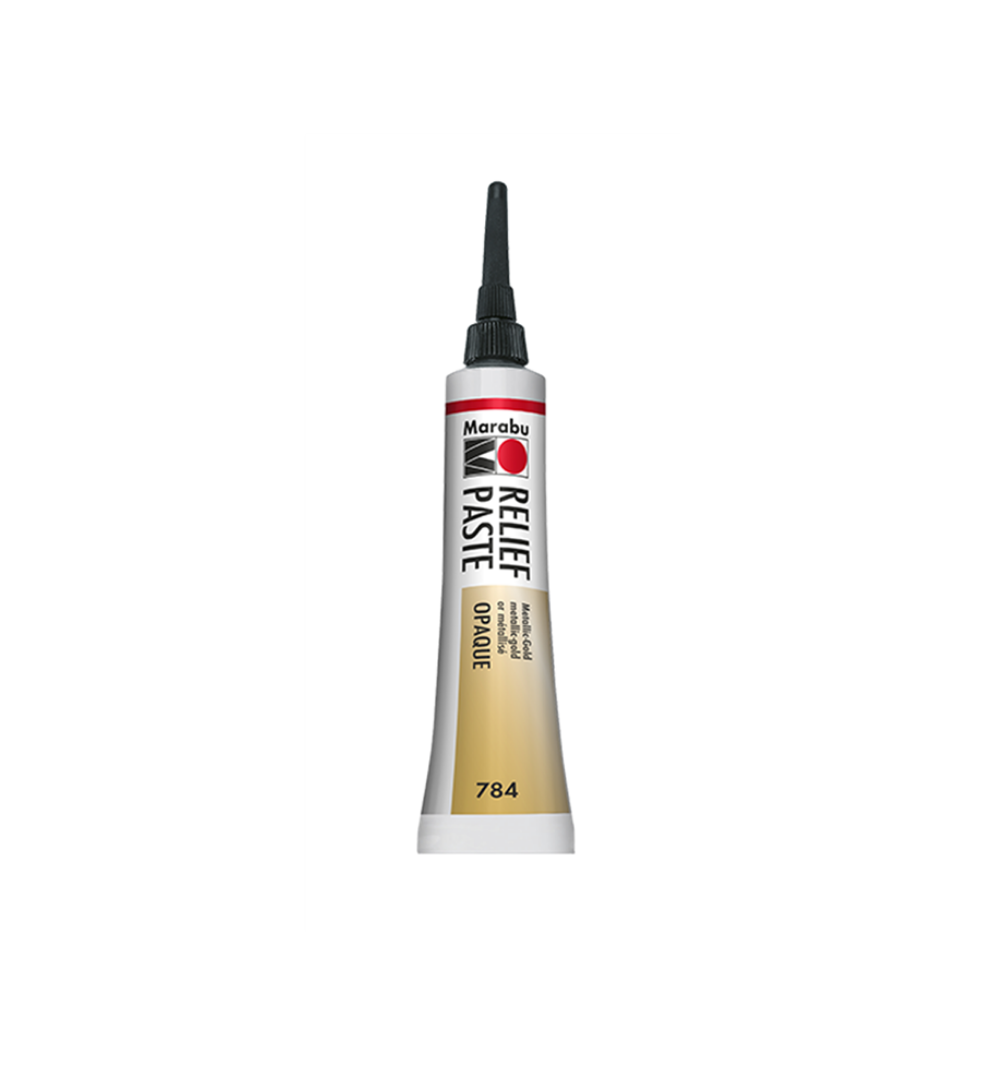 MARABU PASTA A RILIEVO PER CONTORNI 20 ML ORO METALLIZZATO 784