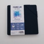 CANSON ARTBOOK MONTVAL PER ACQUERELLO BIANCO GRANA FINE 300g 15 X 15 18
