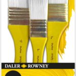 DALER ROWNEY SIMPLY SET 3 PENNELLESSE SINTETICHE